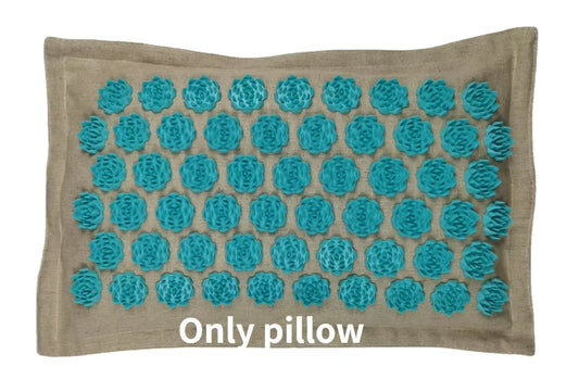 74*44Cm Nature Linen Coconut Palm Massage Yoga Mat with Bag Lotus Spike Acupressure Mat Cushion Massage Accupuncture Pad