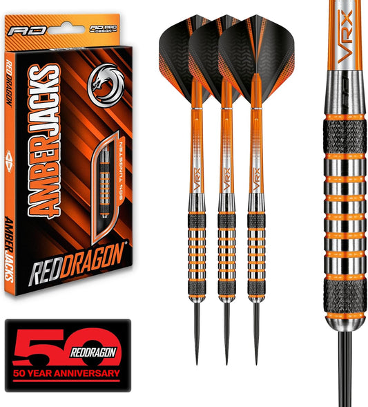 Amberjack Series Darts Set with Flights and Shafts (Stems)
